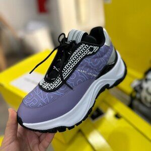 NWT！NEW! Marc Jacobs The Lazy Runner Lavender purple unisex size 35